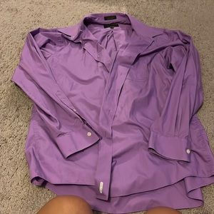 Purple button up long sleeve